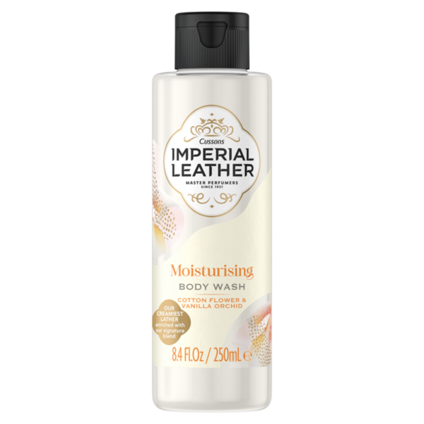 IMPERIAL LEATHER Moisturising Body Wash Cotton Flower & Vanilla Orchid, 250ml