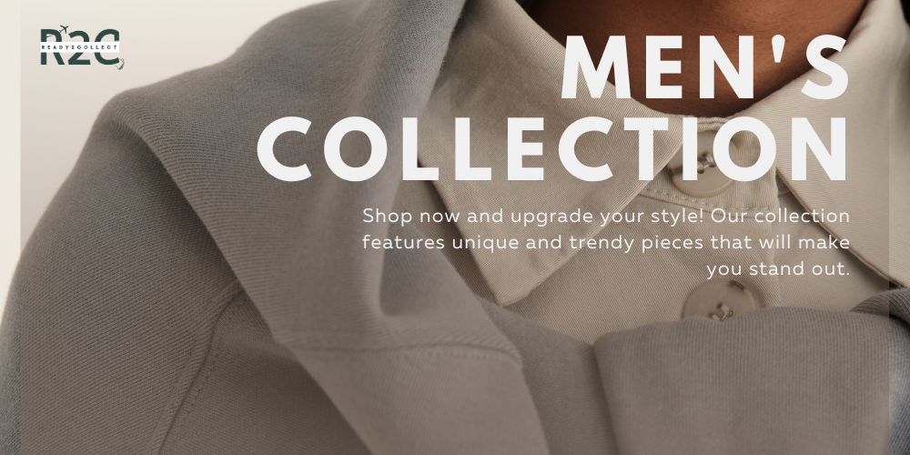 Beige Minimalist Fashion Mens Collection Facebook Ad